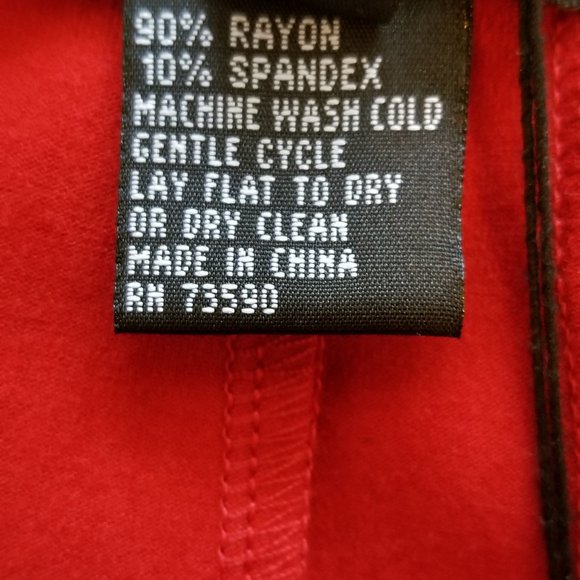 Yansi Fugel Red Midi Flair Skirt - Picture 5 of 6